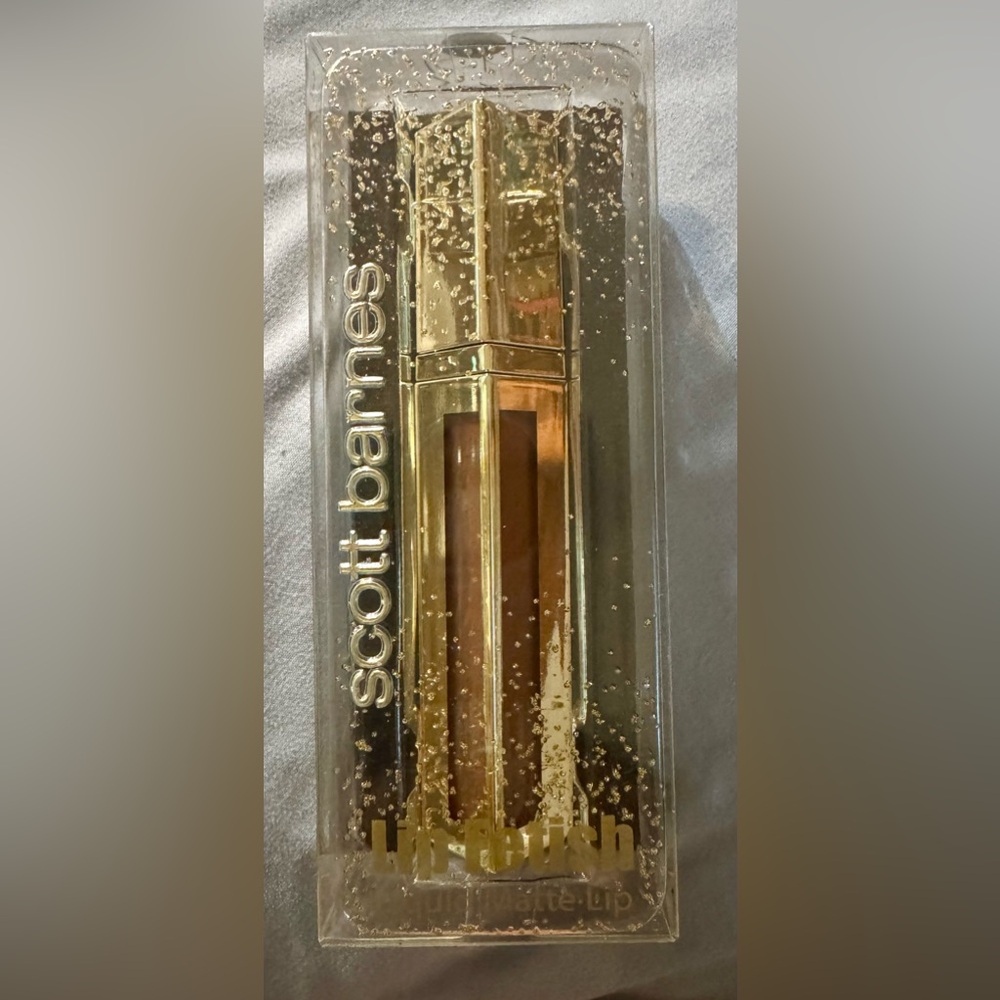 NIB Scott Barnes Lip Fetish Liquid Matte Lipstick #Facts